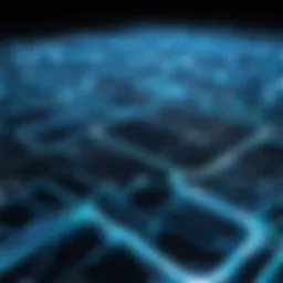 Abstract representation of digital connectivity