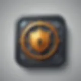 Digital Fortress Security Icon Digital Fortress Security Icon