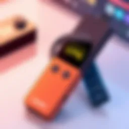 Illustration of Firestick device with VPN interface