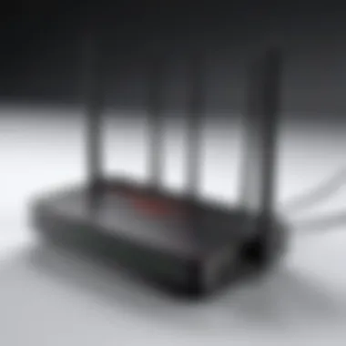 Verizon router showcasing advanced technology