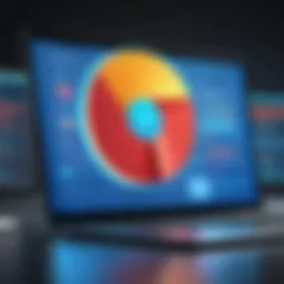 Visual representation of adware symptoms on a browser