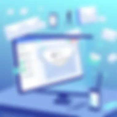 Illustration of an organized email inbox showcasing effective categorization