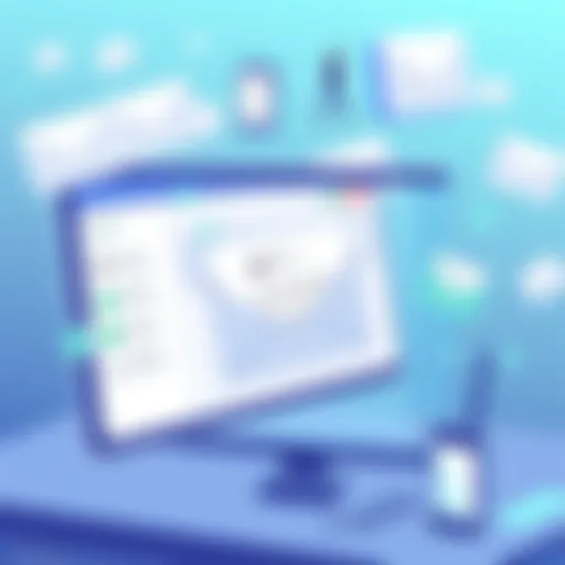 Illustration of an organized email inbox showcasing effective categorization