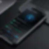 iPhone displaying security settings
