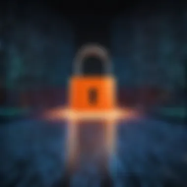 Illustration of encrypted data for Omegle proxy