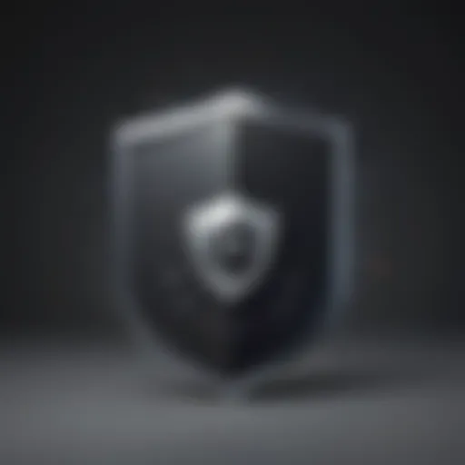 Digital Fortification: Shield Icon