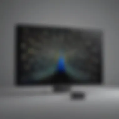 Creative depiction of entertainment and education fusion while streaming Peacock on Apple TV