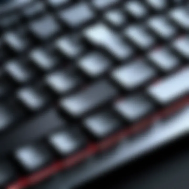 An ergonomic custom keyboard designed for optimal comfort.