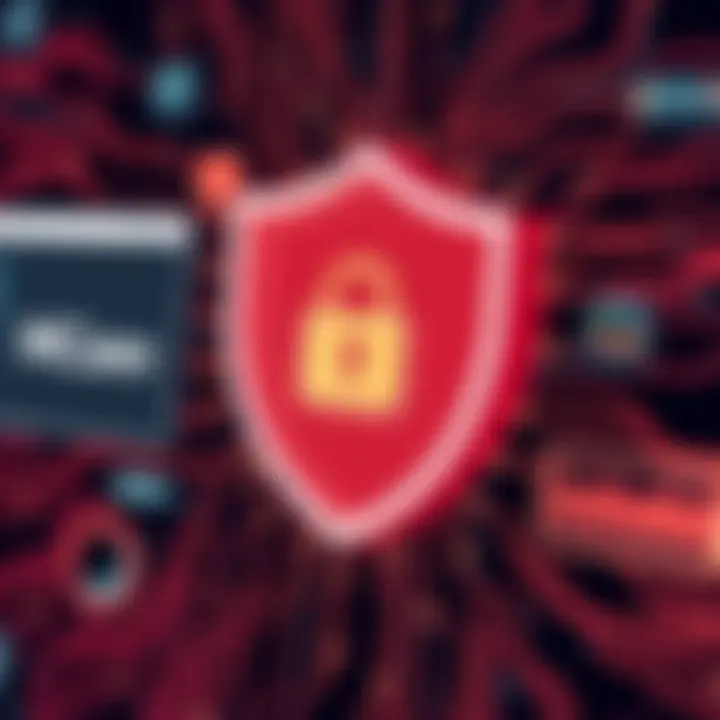 Protective Features of McAfee Against Cyber Attacks Illustration of McAfee's protective features in action