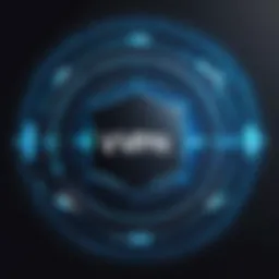A secure digital connection symbolizing VPN encryption