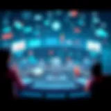 Visual representation of online advertising landscape