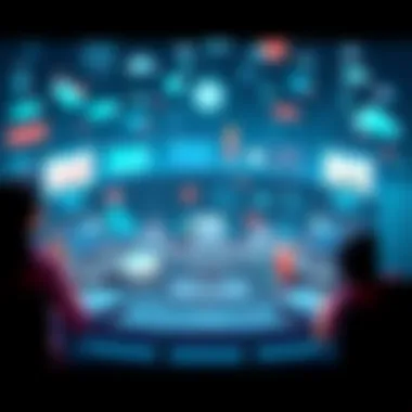 Visual representation of online advertising landscape