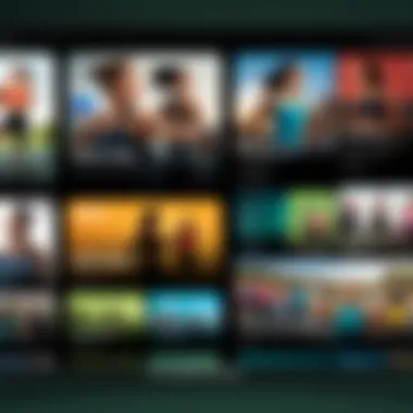 Diverse Workout Classes at Your Fingertips A screen displaying various workout classes available on Hulu.