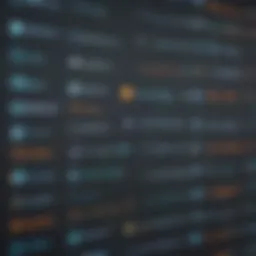 Illuminated cPanel interface on a digital screen