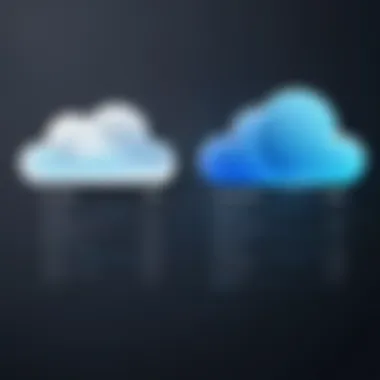Diverse cloud hosting features comparison chart