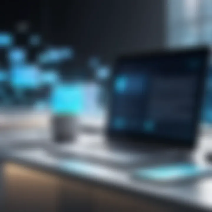 A futuristic view of email accounts in the digital landscape