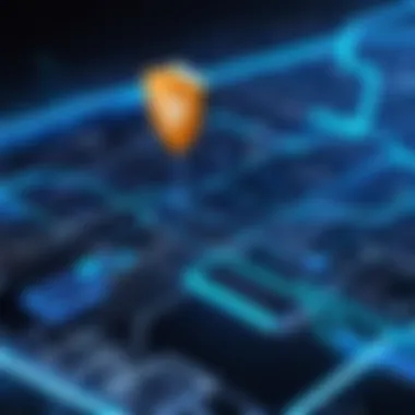 Navigating Legal Aspects of VPNs Conceptual image of legal considerations with VPN usage