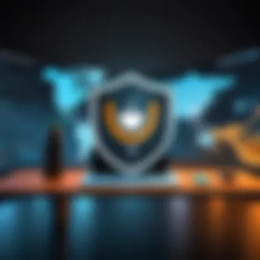 Enhancing Privacy with VPN Graphic depicting the privacy benefits of using a VPN