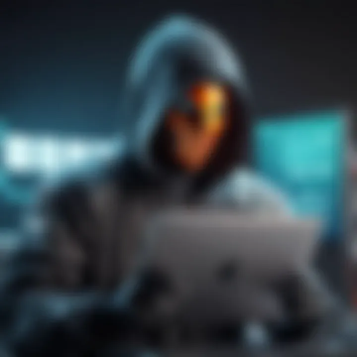 Illustration of hacker being blocked by Avast Free