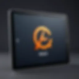 Illustration of iPad with Avast Free logo