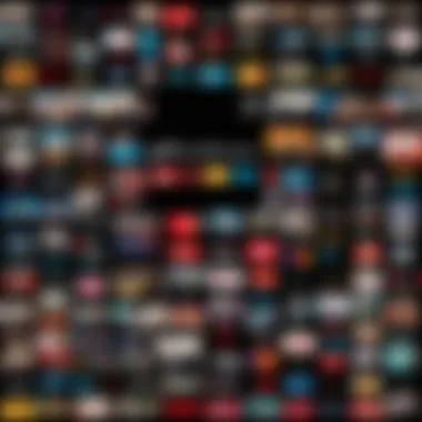 Iconic British TV Shows A captivating collage of iconic British TV shows available on BritBox.