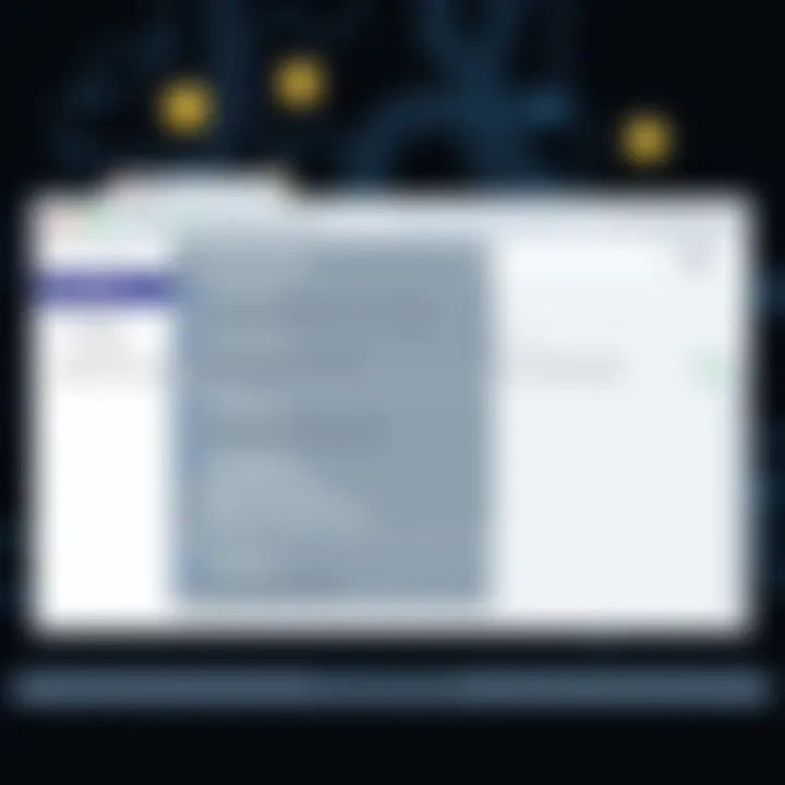 Managing Cookie Settings Illustration of cookie management settings in a web browser