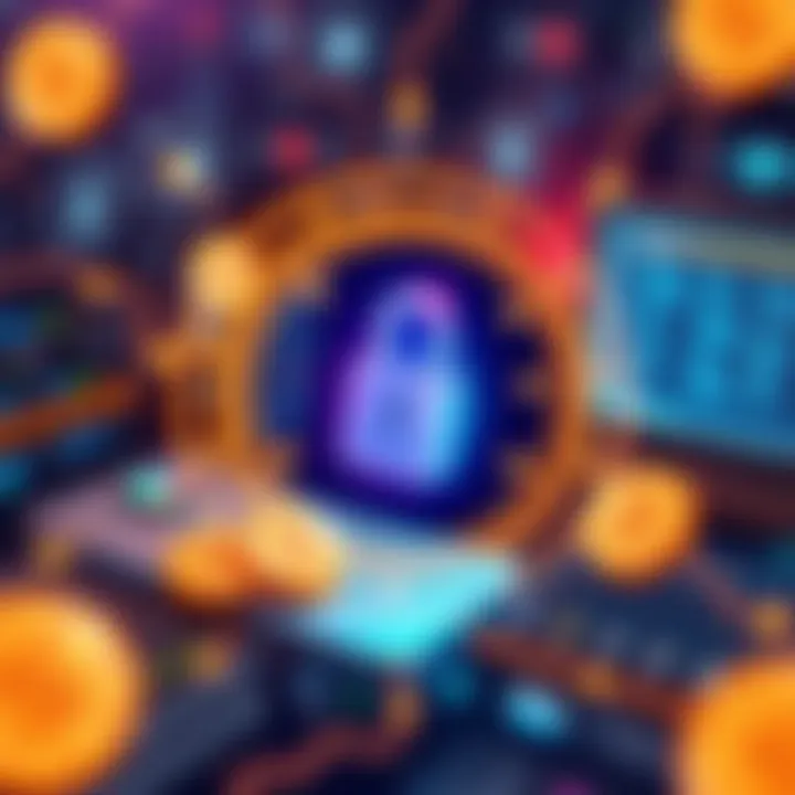 Online Privacy Implications Visual depiction of online privacy and data tracking