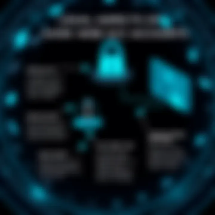 Legal Aspects of Dark Web Accounts Graphic summarizing the legal ramifications of dark web accounts