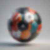 Creative Abstract Soccer Ball Design