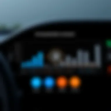 Graphical analysis of driving behavior metrics provided by FamiSafe.