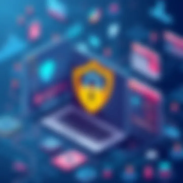 Enhancing Online Privacy with VPNs Secure online browsing concept