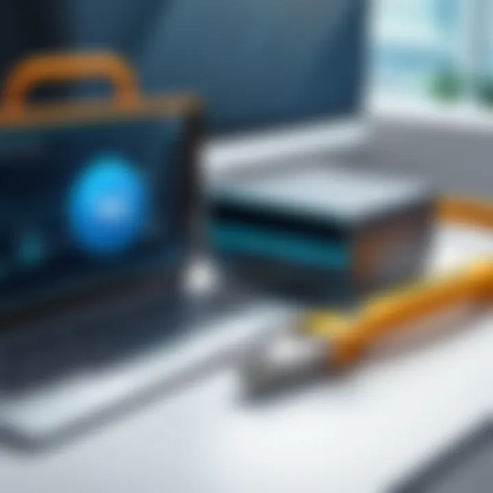 Illustration of various tools available for IP address masking.