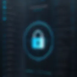 Visual representation of password security features