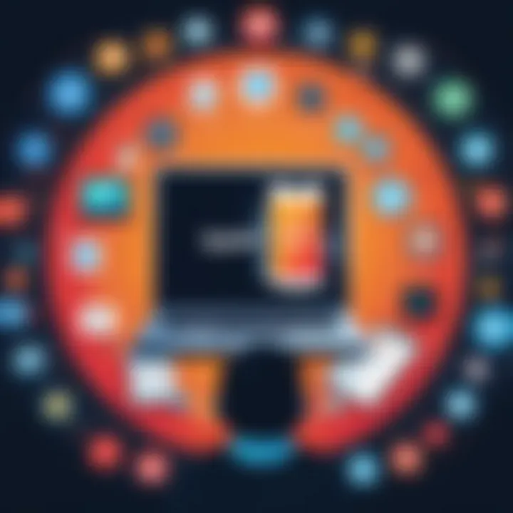 A graphic illustrating best practices for using spoof apps safely.