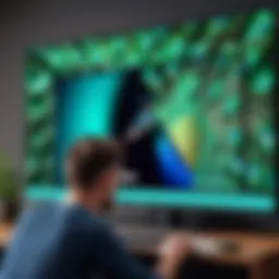 User accessing Peacock TV through a VPN