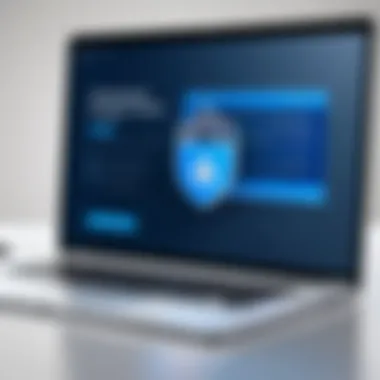 Conceptual graphic on online privacy protection