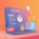 Illustration of Google's cybersecurity tools interface