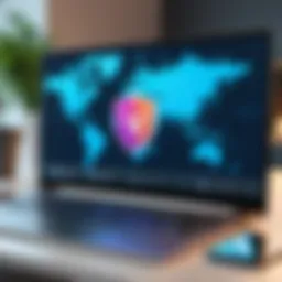 Visual representation of VPN technology and its benefits