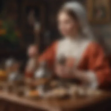 Timeless Tradition of Russian Tea Ceremonies Russian wife holding a samovar