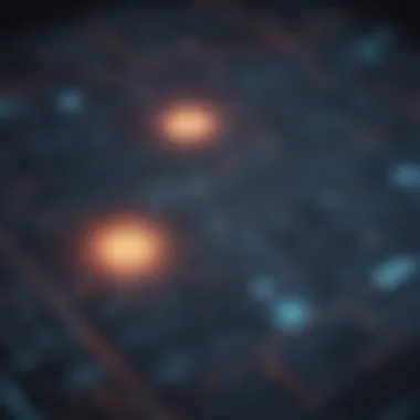 Navigating Through the Cyber Threat Landscape Abstract representation of cyber threat landscape