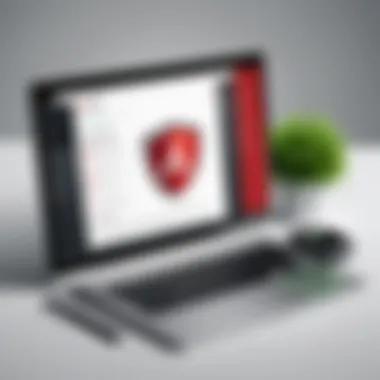 Online Security Features of McAfee Visual representation of online security features offered by McAfee