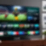 User navigating NFL Game Pass interface on Apple TV