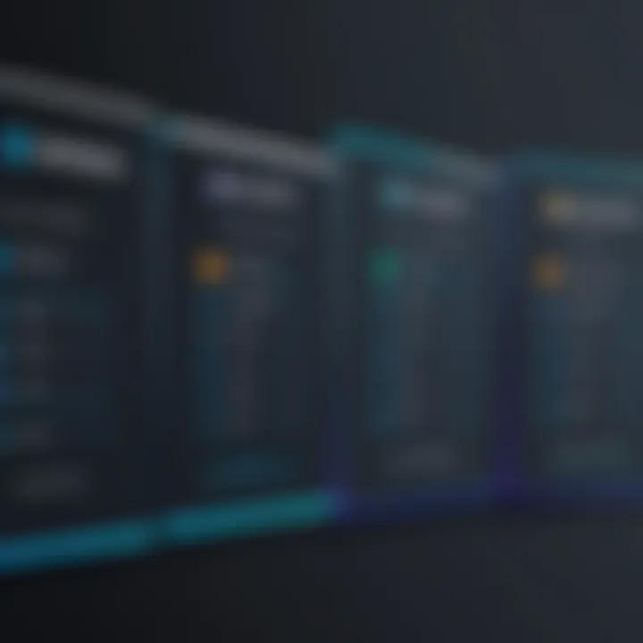 Comparison chart of VPN pricing plans
