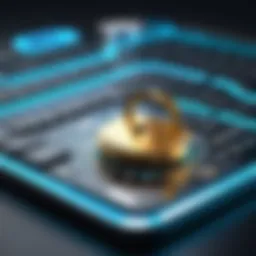 Conceptual representation of digital security