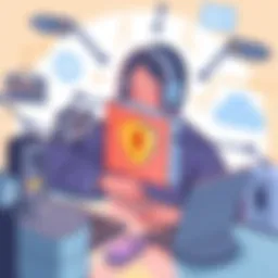 Visual representation of digital privacy