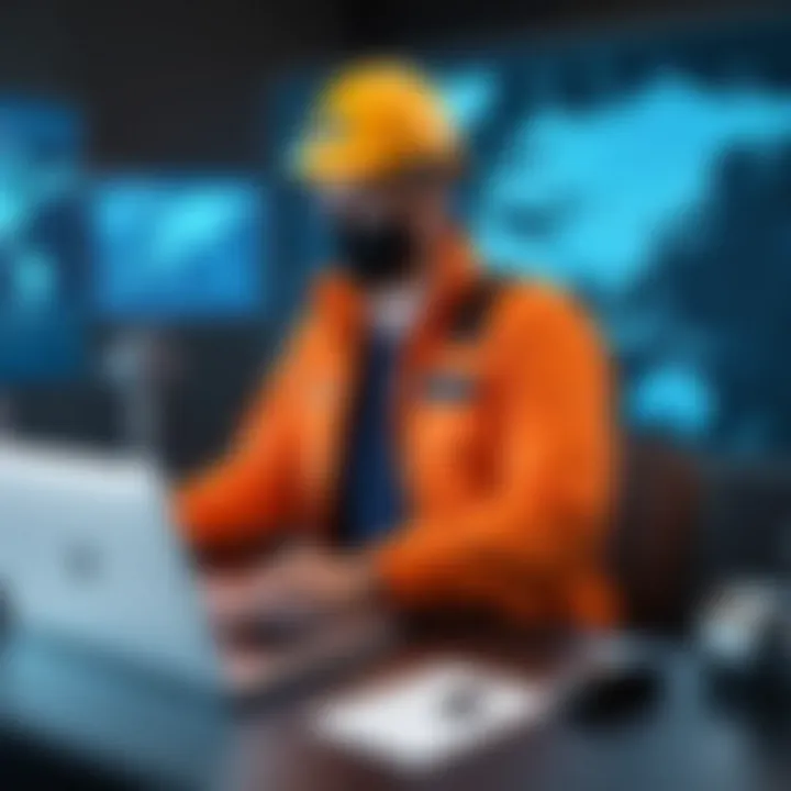 Illustration depicting security features in offshore domain registrars