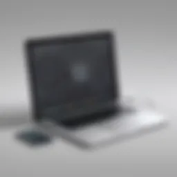 MacBook Pro with coding software