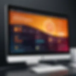 A sleek interface of a leading antivirus software showcasing its features