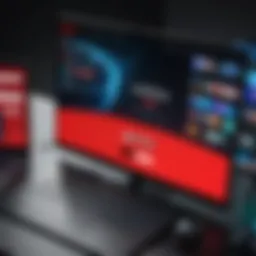 Illustration of a VPN connection enhancing streaming