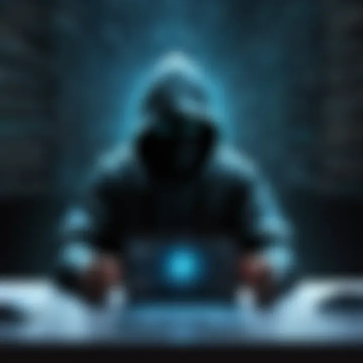 A conceptual illustration of ethical considerations in dark web activities
